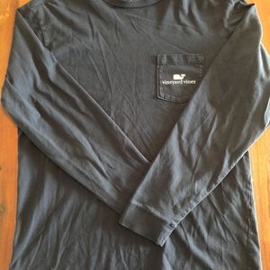 Navy and pink vineyard vines long sleeve